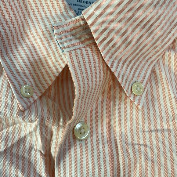 Brooks Brothers Light Pink & White Striped Long Sleeve Button Down Size - Picture 5 of 7
